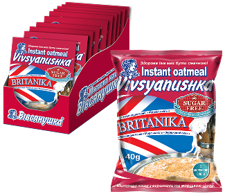 Вівсянушка “Британіка” несолодка з вершками